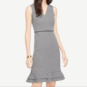 Ann Taylor houndstooth dress